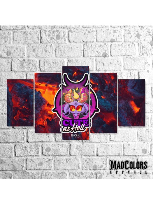 Пано за стена от 5 части - Cult As Hell